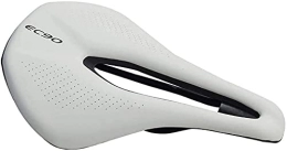 ZXM Spares ZXM Solid Bike Seat Lightweight Gel Bike Saddle Breathable Bicycle Seats Ergonomic Design for Mountain Road Bikes Cycling Durable (Color : White)