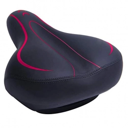 ZYLEDW Mountain Bike Seat ZYLEDW Bike Saddle, Big Bicycle Seat with Soft Cushion Fit, Waterproof, Breathable, Bike Seat for Road City Bikes, Mountain Bike and Indoor Spin Bikes
