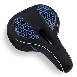 ZYZYP Spares ZYZYP Saddles Ergonomic Hollow And Breathable Bicycle Seat, Suitable For Bicycle Seat Of Mountain Bike, Folding Bike And Road Bike[Black Blue] bike seat (Color : Black Blue)