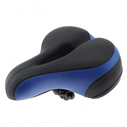 ZYZYP Mountain Bike Seat ZYZYP Saddles Thicken Cycling Bicycle Saddle Cushion Soft Breathable Silica Gel Cushion Silicone MTB Road Bike Seat With Reflective Stickers bike seat (Color : 1)
