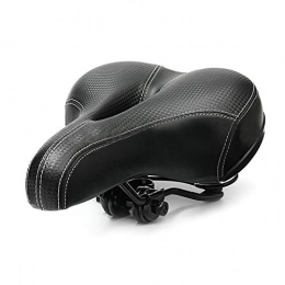 ZZHH Spares ZZHH Bicycle Cycling Saddle Seat Road MTB Bike Wide Soft Pad Comfort Cushion (Color : Black)