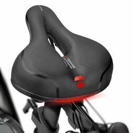 MAGIC SELECT Mountain Bike Seat 𝗘𝗿𝗴𝗼𝗻𝗼𝗺𝗶𝗰 𝗕𝗶𝗰𝘆𝗰𝗹𝗲 𝗦𝗮𝗱𝗱𝗹𝗲, Comfortable, Waterproof and Breathable Foam Bike Saddle. Reflective Synthetic Leather Saddle for Road, Mountain, City.