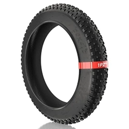 1PZ Mountain Bike Tyres 1PZ T20-X01 20 x 4.0 Fat Tire, Folding Mountain Bike Tires, Replacement MTB Tires for On or Off Road Use
