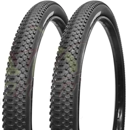 ECOVELO Mountain Bike Tyres 2 COVERS 27.5 X 2.10 (54-584) 27.5 MOUNTAIN BIKE TIRES RIGID BICYCLE MTB BIKE