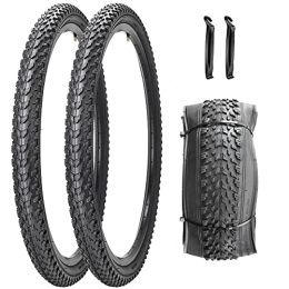 SIMEIQI Spares 2 Pack 27.5X 2.1 Inch Mountain Bike Tire Pair MTB Folding Replacement Bicycle Tire…