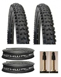 Schwalbe / RUD Spares 2 x Schwalbe MAGIC MARY 26 x 2.35 Mountain Bike Tyres & 2 x Schwalbe Inner Tubes With Presta Valves