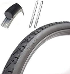 26" X 1.95 Bicycle Solid Tire And 2 Tire Lever,Mountain Bike Tires Spare Part Accessories,26 Inch Road Bike Tyres,Amazing