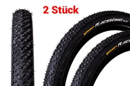 Nicht Angegben Mountain Bike Tyres 2x 271 / 2Inches Continental Race King 2.2Mountain Bike Tyre Cover Tire 55-584Black