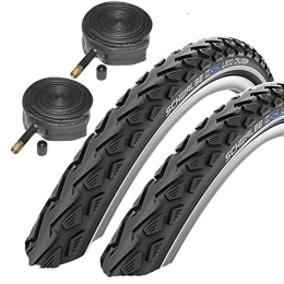 Schwalbe Mountain Bike Tyres 3xLand Cruiser 26" x 2.0 Mountain Bike Tyres with Schrader Tubes (Pair)
