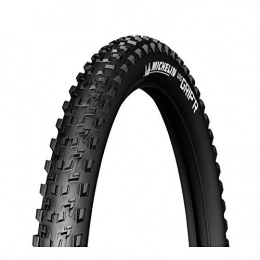 Ammaco Spares Ammaco. Michelin Wild Grip'R Tubeless 26" x 2.00" Mountain Bike Bicycle Folding Foldable Tyre Off-Road Tread Black (Two Tyres)