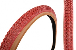 Ammaco Mountain Bike Tyres Ammaco. PAIR 26x2.125 SNAKEBELLY RED GUMWALL RALEIGH BOMBER / CRUISER TYRES
