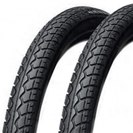 ASC Spares ASC 2x Bicycle Tyre Bike Tire Road / Highway / Hybrid Bikes - 26 x 1.50 Smooth Rolling