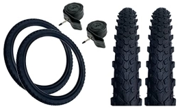 Baldwins PAIR 26" x 2.10 Mountain Bike/MTB Off Road Chunky Tyres & PRESTA Tubes
