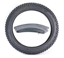 BFFDD Spares BFFDD Bicycle Tire 20 Inch 4.0 Fat Tire Snowmobile Front Wheel Tire Beach Bicycle Wheel Mountain Bike Tire (Color : 20x4.0 1 Set) (Color : 20x4.0 1 Set)