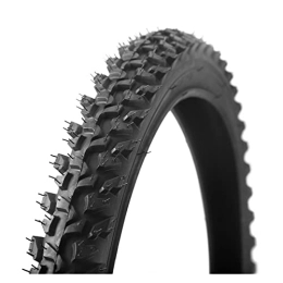 CNPRAZ Mountain Bike Tyres Bicycle Tires 26 2.125 MTB 26 Inch 24 Inch 1.95 Wire Bead Tyres Mountain Bike Tire Large Tread Strong Grip Cross-country (Color : Black, Size : 26x1.95)