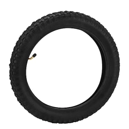 Bicycle Tyre, Dirt Bike Tyre Non-Slip Rubber 16X2.4, Mountain Bike Tire Replacement with Inner Outer Tire for Beginners Riding