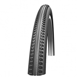 Cicli Bonin Spares Cicli Bonin Unisex's Schwalbe Hs110 Active Line Rigid Tyres, Black / White, One Size