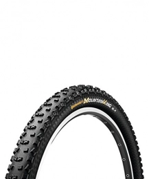Continental Spares Continental Mountain King II Mountain Bike Foldable Tyre 26 Inch 2.4 Protection black-black foldable Size:26 x 2.4