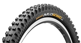 Continental Mountain Bike Tyres Continental MTB 0100414 Bicycle Tyre Mud King 26 x 2.3 (57-559) Black