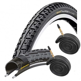 Continental Spares Continental Tour Ride 700 x 32c Bike Tyres with Presta Tubes (Pair)