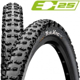 Continental Mountain Bike Tyres Continental Tyres Conti Trail King II 2.4 26 x 2.40 Inches 60-559 Black / Black (Pack of 1)