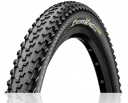 Continental Mountain Bike Tyres Continental Unisex's Cross King Bike Tire, Black, 26 x 2.3