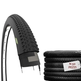 ECOVELO Mountain Bike Tyres COVERS 26 X 1.95 (50-559) | 50 TIRES MOUNTAIN BIKE MTB 26" BIKE BICYCLE TIRES OUTSIDE ROAD