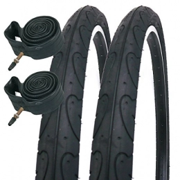 Coyote Spares Coyote TY261 26" x 1.90 Mountain Bike Tyres with Presta Tubes (Pair)