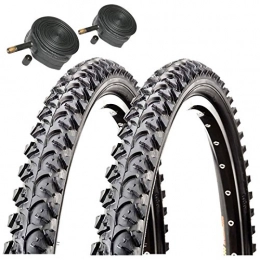 CST Spares CST Raleigh T1280 Annupurna 26" x 1.95 Mountain Bike Tyres with Schrader Tubes (Pair)