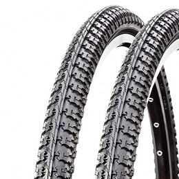 CST Spares CST Raleigh T1345 26" x 1.75 Centre Raised Tread Mountain Bike Tyres (Pair)