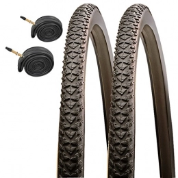 CST Spares CST Raleigh T1533 Pioneer 700 x 35c Hybrid Bike Tyres with Presta Tubes (Pair)