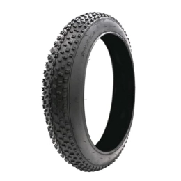 CuteHairy Fat Bike Tires, 20 x 3.0 Fat Tyres, Puncture Proof Widening Beach Bicycle Fat Tyre, Non-slip Folding Electric Bicycle Tires, Fat Bike Tires Replacement Set for Wide Mountain Snow Bike 20x3.0