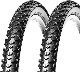 ECOVELO Mountain Bike Tyres ECOVELO EBC27MBE, MTB Covers Unisex Adult, Black, 27.5 Inch