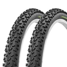 ECOVELO Mountain Bike Tyres Ecovelò TASSELLATI Tires 29 x 2.25 (57-622) MTB 29", 2 COVERS Unisex Adult, Black, One Size