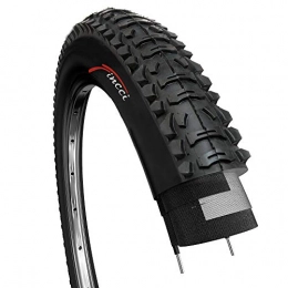Fincci Mountain Bike Tyres Fincci 26 x 1.95 Inch 53-559 Foldable Tyre for MTB Mountain Hybrid Bike Bicycle