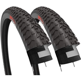 Fincci Spares Fincci Pair 20x1.95 Tyre ETRTO 53-406 for BMX MTB Mountain Bicycle or Kids Childs Bike Cycle with 20 x 1.95 inch Tyres (Pack of 2)