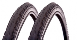FireCloud Cycles Spares FireCloud Cycles 2 X Bronx 26" x 1.75" ROAD BIKE TYRES - pair SEMI SLICK