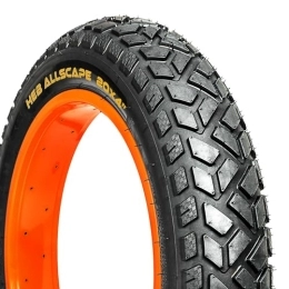 Happy Ebikes Spares HEB ALLSCAPE 20x4.0. in Fat Tire for E-Bike MTB, Heavy Duty High-Performance Puncture Resistant E-Bike Mountain Bike Tire, All-Terrain Directional Tread, High-Density Tire for Street & Trail Riding