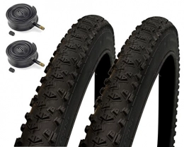 Impac Mountain Bike Tyres Impac Ridgepac 26 x 2.10 Mountain Bike Tyres with Schrader Inner Tubes - Pair