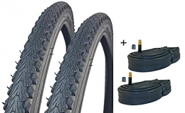 Red Loon Mountain Bike Tyres Innova 2 x Bicycle Tyres 28 x 1.50 (42-622) 28 Inch Clincher Tyres City Bike Trekking Bicycle Coat + Inner Tube