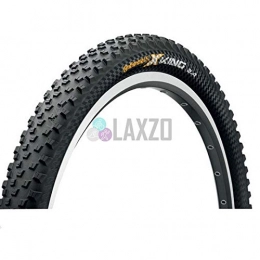 Laxzo Spares Laxzo Continental X-King 26 x 2.2 Rigid Tyre Black Bicycle MTB Mountain Bike Tire