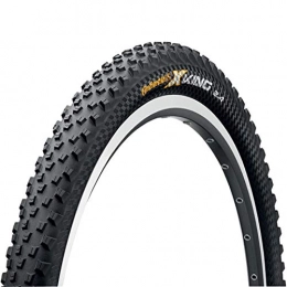 Laxzo Mountain Bike Tyres Laxzo Continental X-King 26 x 2.3 Inch Rigid Mountain Bike Tyre Black All Rounder Tire