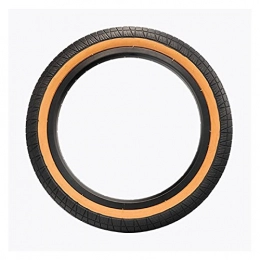 LCHY Mountain Bike Tyres LCHY LWHYDZCPJXP 16x2.1 50-305 Bicycle Tire 389g 35-55PSI 60PTI Mountain Bike Children Folding Bicycle Wheel Tire Bicycle Parts (Color : Yellow edge)