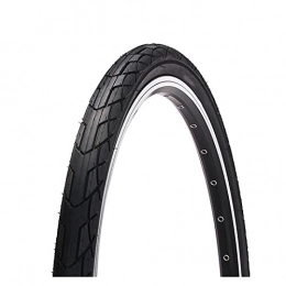 LCHY Spares LCHY LWHYDZCPJXP Bicycle Tire 26 X 1.5 Commuter / City / Cruiser / Hybrid Bicycle Tire Road Mountain Bike Bicycle Tire Wire Ring Solid Bicycle Tire (Color : Black, Wheel Size : 26")