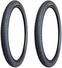 LHYAN Mountain Bike Tyres LHYAN Mountain Bike Tires, K1177 24 / 26 / 27.5 x 1.95, MTB Bike Bead Wire Tire for Mountain, Bicycle Cross Country Tire, 2 PC, 27.5 * 1.95