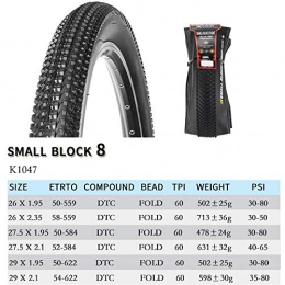 Llsdls Mountain Bike Tyres Llsdls Bike Tire Pneu Mtb 29 / 27.5 / 26 Folding Bead BMX Mountain Bike Bicycle Tire Anti Puncture Ultralight Cycling Bicycle Tires (Wheel Size : 26 Inches, Width : 2.35 Inches)
