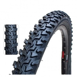 LCHY Spares LWCYBH Mountain Bike Tire K849 Steel Wire 24 26 Inch 24 * 1.95 26 * 1.95 2.1 Black Tire Red Line Cross Thickened Tire (Color : 26X2.1 Black)