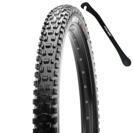 Cycle Crew Mountain Bike Tyres Maxxis Assegai 29x2.50WT Mountain Bike Tire with Downhill Puncture Protection Bundle with Cycle Crew Tire Lever