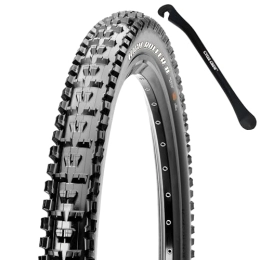 Cycle Crew Mountain Bike Tyres Maxxis High Roller II 27.5x2.50WT Mountain Bike Tire with DoubleDown Puncture Protection Bundle with Cycle Crew Tire Lever