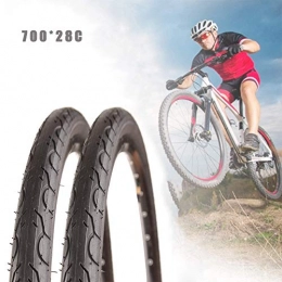 MILECN 2Pcs Bicycle Tyres, 700 * 28C Bike Tires- Mountain Bike - Folding Bike Tire, Practical Tyre Bike Accessories
